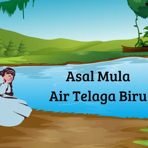 Asal mula air telaga biru