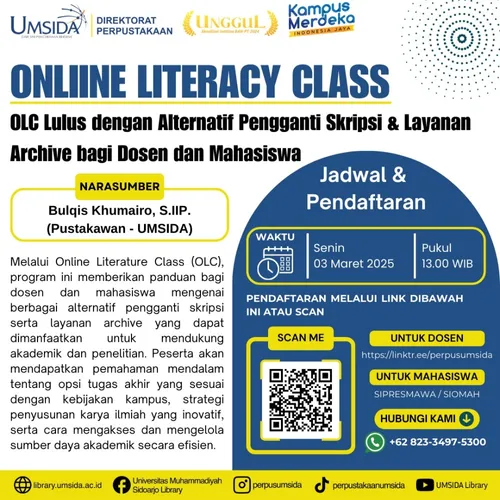 Alternatif Skripsi & Tips Riset: Online Literacy Class! 🎓🎙️