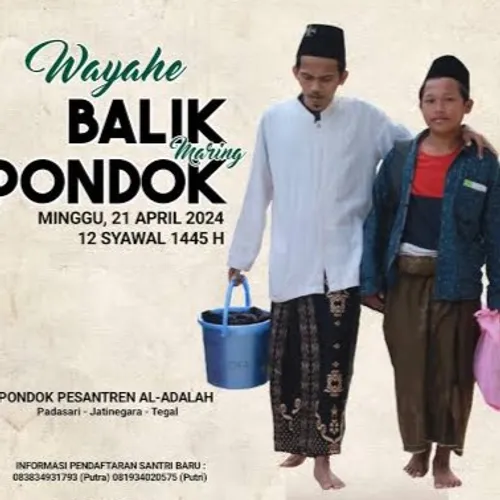 WAKTUNYA KEMBALI KE PONDOK