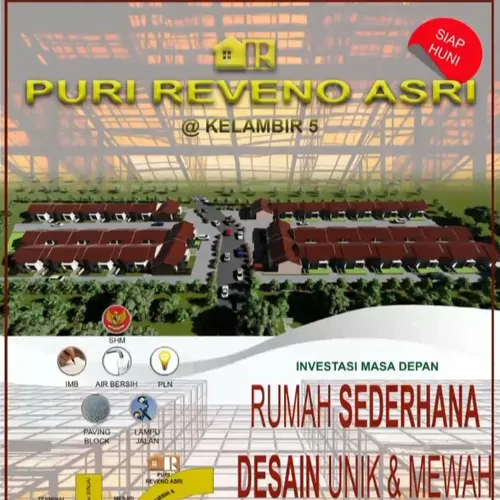 Temukan Rumah Hunian Impian Mu Bersama Keluarga Mu Di Perumahan Puri Reveno Asri Medan.