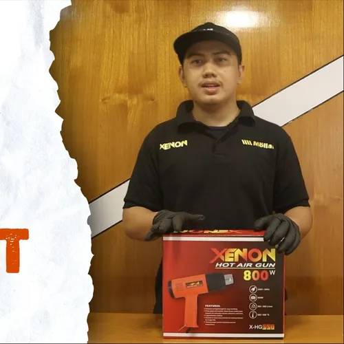 XENON HG003 MESIN HEAT GUN 800 WATT BLOWER PEMANAS STIKER HOT AIR GUN