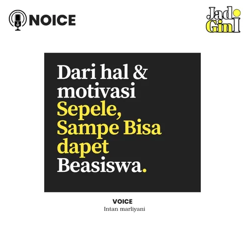 Dari Hal dan Motivasi Sepele, Sampe Bisa dapet Beasiswa. 