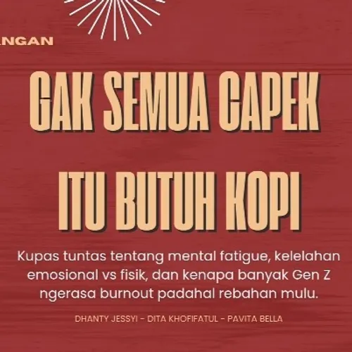 Gak Semua Capek Itu Butuh Kopi! 🧟☕