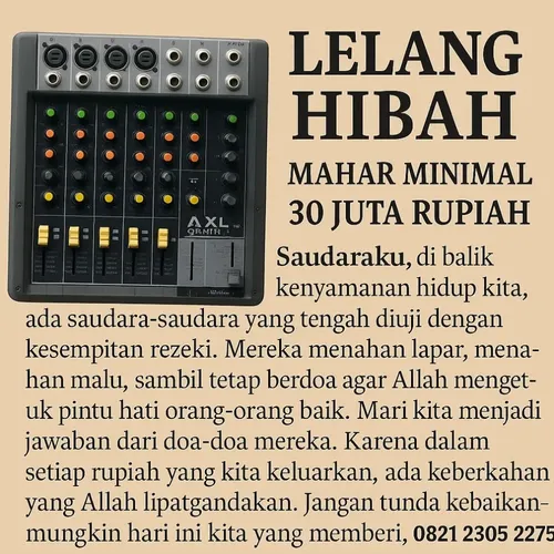 Lelang barang hibah, maharin minimal Rp 30 juta,  
