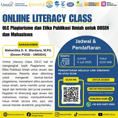 Publikasi Tanpa Plagiarisme: Etika Menulis Ilmiah untuk Dosen & Mahasiswa