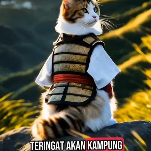 Avil Kucing Samurai kuasai Ilmu beladiri