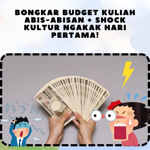 JEPANG ITU MAHAL, YA? BONGKAR BUDGET KULIAH ABIS-ABISAN + SHOCK KULTUR NGAKAK HARI PERTAMA!