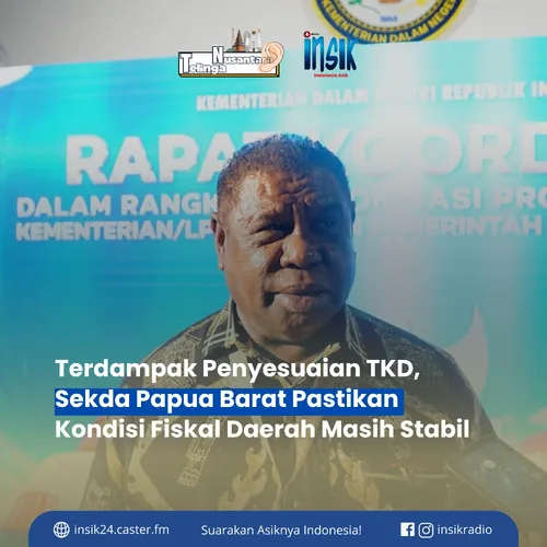 Terdampak Penyesuaian TKD, Sekda Papua Barat Pastikan Kondisi Fiskal Daerah Masih Stabil