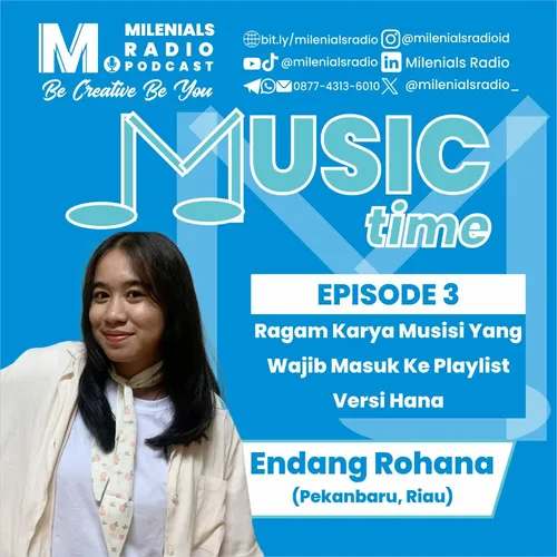 RAGAM LAGU DAN MUSISI YANG KARYANYA WAJIB MASUKI KE PLAYLIST VERSI HANA - MUSIC TIME HANA EPS 3