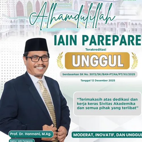 IAIN Parepare Raih Akreditasi Unggul BAN-PT