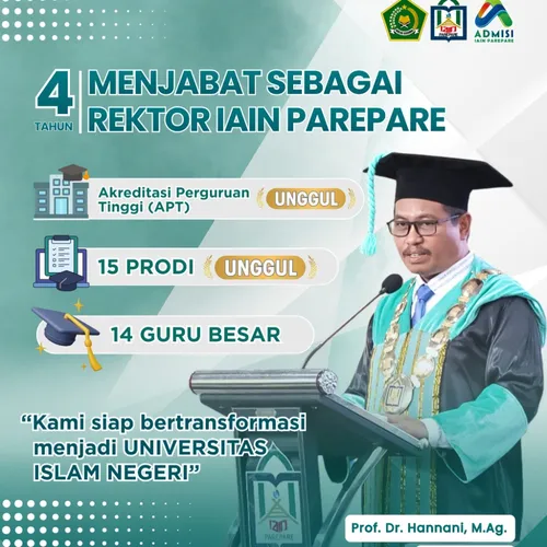 IAIN Parepare Hattrick di Akhir Tahun 2025