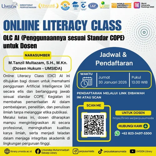 AI Cerdas & Etis untuk Dosen UMSIDA