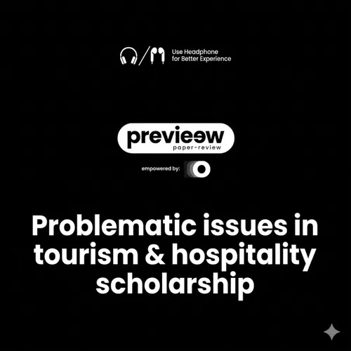 Previeew #1 - Problematic Issues in Tourism & Hospitality Scholarship