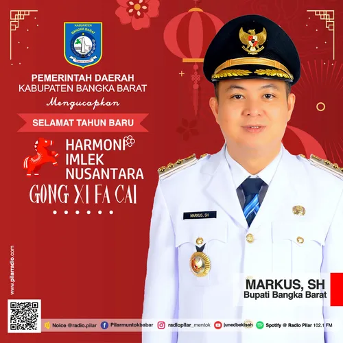 Bupati Bangka Barat mengucapkan Tahun Baru Imlek - Gong Xi Fa Cai
