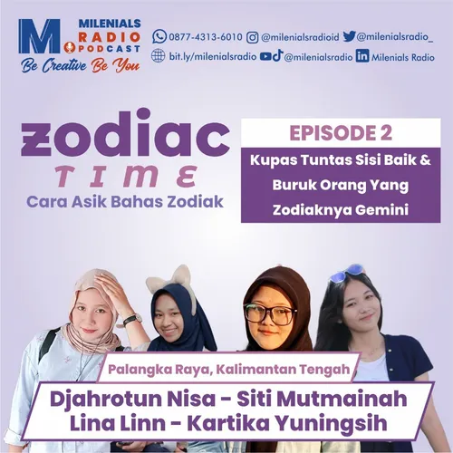 KUPAS TUNTAS SISI BAIK & BURUK ORANG YANG ZODIAKNYA GEMINI - ZODIAC TIME EPS 2