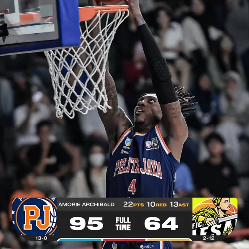 Pelita Jaya Basketball Jakarta VS Pacific Caesar Surabaya