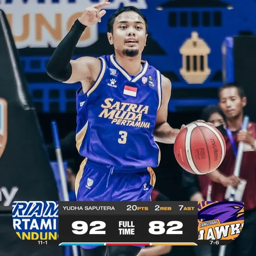 Satria Muda Pertamina Bandung VS Tangerang Hawks Basketball