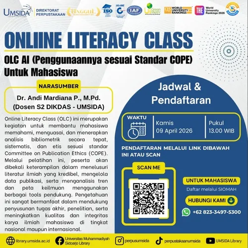 pelajari penggunaan AI yang tepat sesuai standar COPE 🤖📖