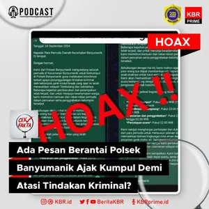 Cek Fakta: Pesan Berantai Polsek Banyumanik Ajak Kumpul Demi Atasi Tindakan Kriminal