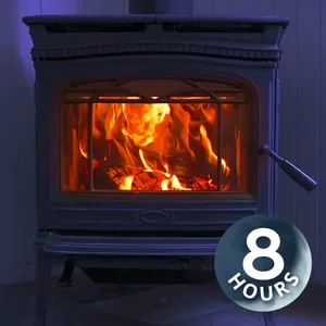 Wood Stove Fire Place Sounds | Crackling Fire Sleep Ambience