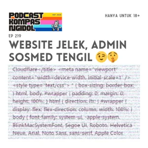 Website Jelek, Admin Sosmed Tengil 😉🤫