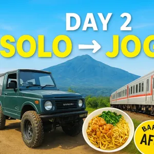 95. Perjalanan Hari Ke-2: Jeep Katana Offroad, Jogja Time with Family, & Kereta Malam ke Jakarta