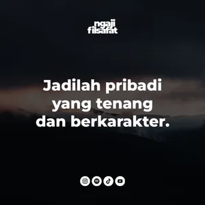 Fahruddin Faiz | Jadilah pribadi yang tenang dan berkarakter | Ngaji Filsafat