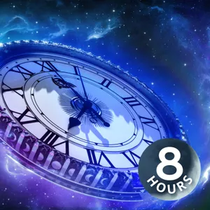 8 Hours of White Noise & Sleep + Soothing Alarm Clock at the End