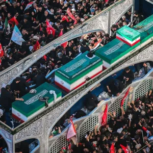 US and Iran trade blows as Khamenei is buried