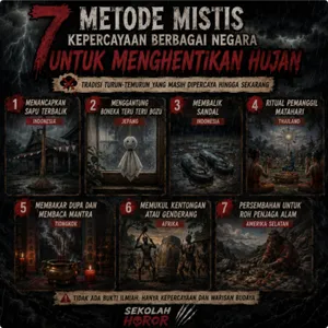 7 Metode Mistis Kepercayaan Berbagai Negara untuk Menghentikan Hujan
#sekolahhoror #penampakan