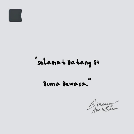 Bukan anak kecil lagi