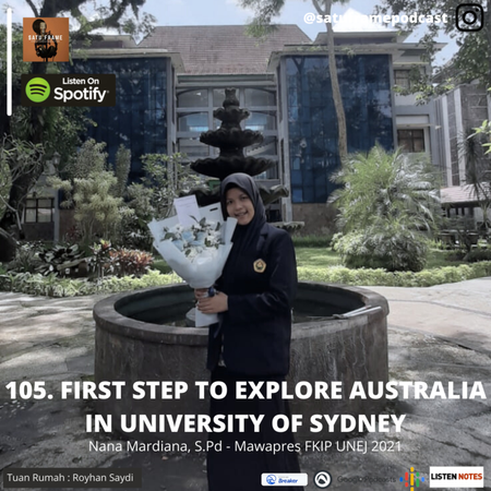 105. First Step to Explore Australia in University of Sydney - Nana Mardiana, S.Pd (Mawapres FKIP UNEJ 2021)