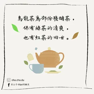 S1E5《茶包學》臺灣有茶包，但你也喝超商瓶裝烏龍茶嗎？分享你推薦的烏龍茶滋味是...