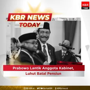 Prabowo Lantik Anggota Kabinet, Luhut Batal Pensiun