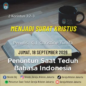 Menjadi Surat Kristus - 18-9-2026 - Penuntun Saat Teduh Bahasa Indonesia
