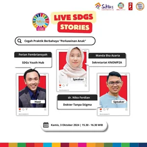 Cegah Praktik Berbahaya: Perkawinan Anak - ft. SDGs Youth Hub