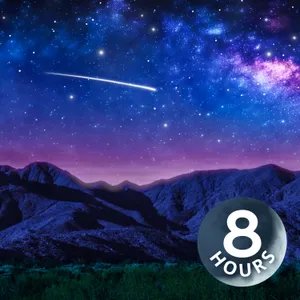 Relaxing White Noise to Sleep | 8 Hours of Serenity Amongst the Stars 