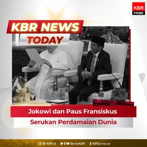 Jokowi dan Paus Fransiskus Serukan Perdamaian Dunia