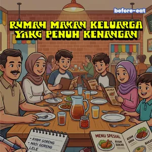 81. Momen Spesial Makan Bersama di Restoran Keluarga