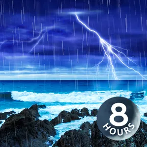 Huge Ocean Waves + Epic Thunderstorm = DEEP SLEEP
