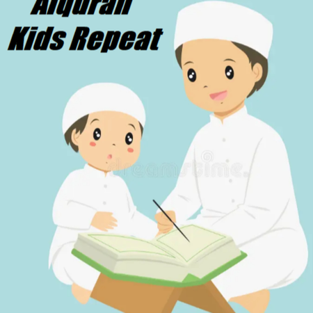 Surah An Naba'  Number 78  ayat 1 - 40 recited by Mohamed Siddiq al-Minshawi and kids repeat