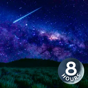 White Noise for Sleeping & Stunning Galactic Skies! | 8 Hours
