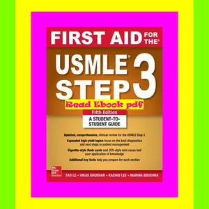 [PDF] eBOOK Read First Aid for the USMLE Step 3 
