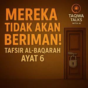 Mereka Tidak Akan Beriman: Tafsir Al-Baqarah 6 tentang Hati yang Terkunci | TAQWA Talks with AI EPS 19