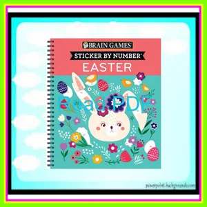 Read Ebook PDF Brain Games - Sticker by Number Easter EBOOK pdf By Publications International