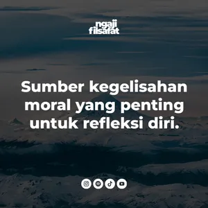 Fahruddin Faiz | Sumber kegelisahan moral yang penting untuk refleksi diri | Ngaji Filsafat