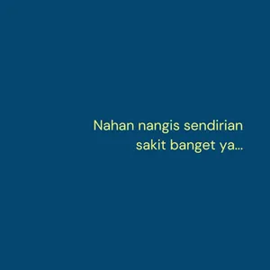 nahan nangis itu sakit ya?