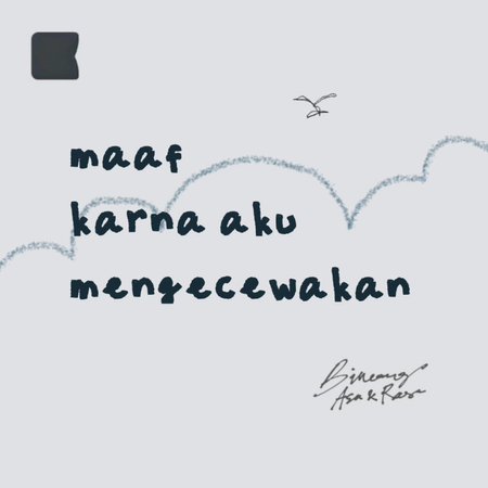 Maaf karna aku mengecewakan