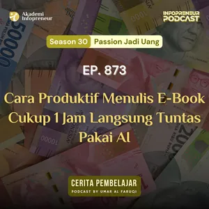 873 | Cara Produktif Menulis E-Book Cukup 1 Jam Langsung Tuntas Pakai AI