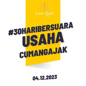 CUAP CUAP TENTANG USAHA!! #30HARIBERSUARA 2023